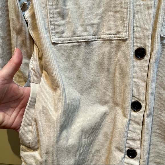 Banana Republic sz M Tall Corduroy Shacket - Picture 7 of 9